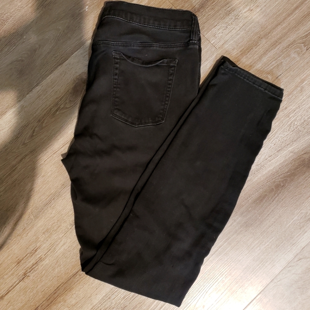 PacSun Black Ripped High Waisted Jeggings Sz 30
